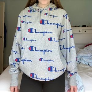 Champion all over print reverse weave!